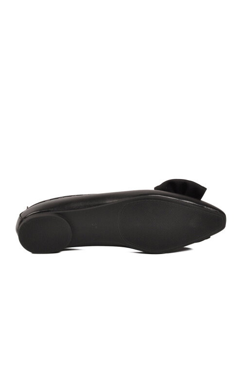 Siyah Hafif Esnek Kadın Babet Ayakkabı 351092 Z