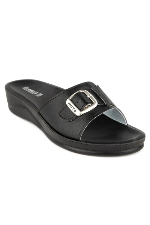 Siyah Kadın Terlik 31001 Golden Z