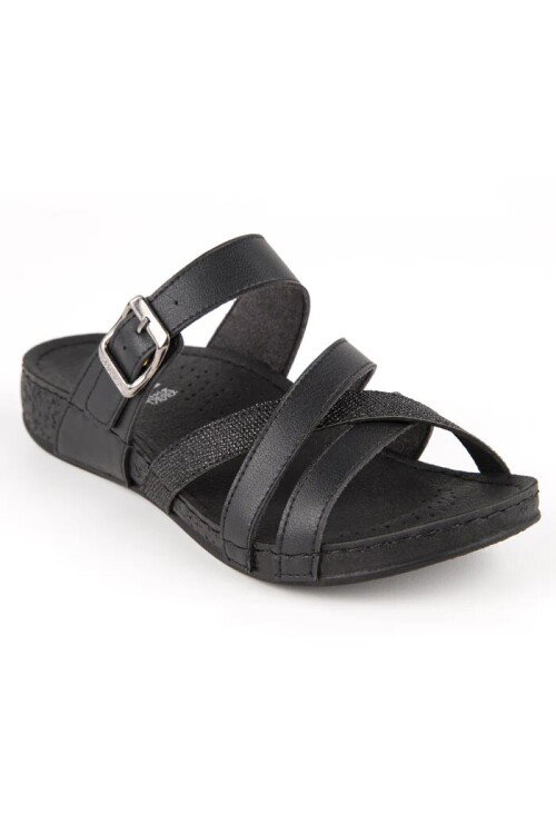 Siyah Kadın Terlik 31119 Gizeh Z