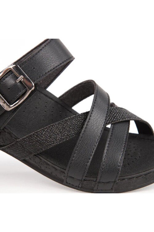 Siyah Kadın Terlik 31119 Gizeh Z