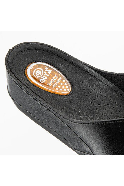 Siyah Jel Tabanlı Kadın Terlik 32256 Byblos Z