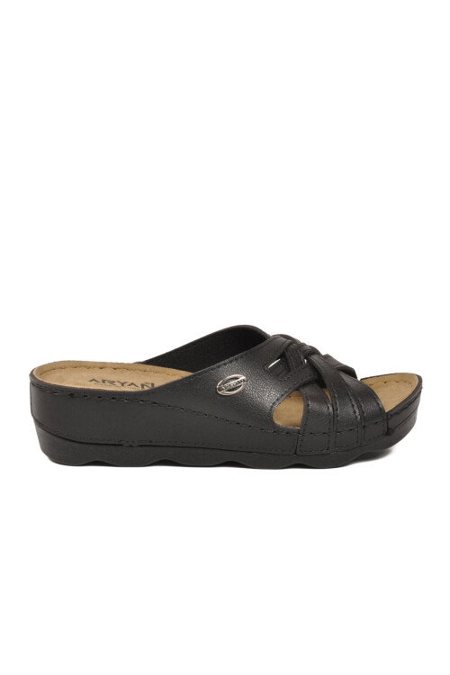 Siyah Anatomik Kadın Terlik 37-449 Z