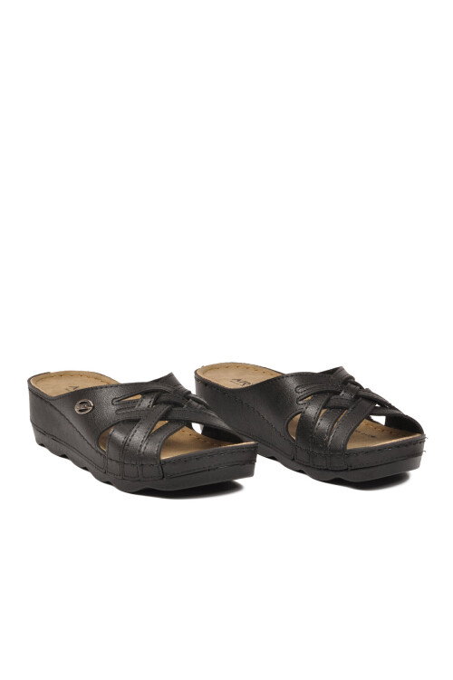 Siyah Anatomik Kadın Terlik 37-449 Z
