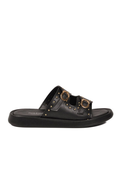 Siyah Kadın Yumuşak Tabanlı Hafif Terlik 513088 Z