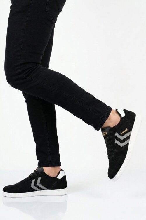 Siyah Bağcıklı Hafif Esnek Unisex Spor Ayakkabı 900835 Hml Perfect