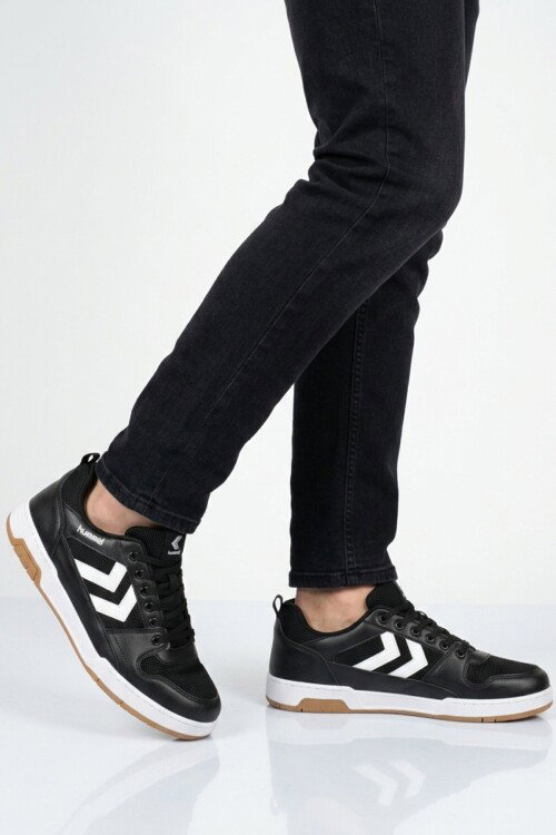 Siyah Fileli Hafif Esnek Unisex Spor Ayakkabı 900872 Hml Versay II