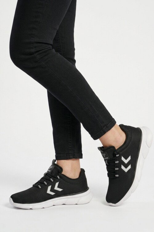 Siyah Fileli Hafif Esnek Unisex Spor Ayakkabı 900899 Hml Tyro II