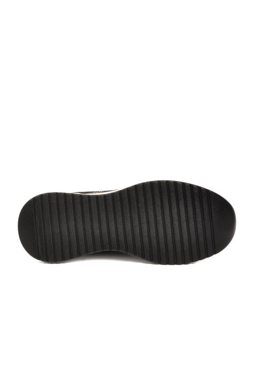 Siyah Anorak Hafif Bağcıklı Kadın Casual Ayakkabı 2058 G