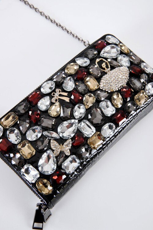 Siyah Kadın Omuz Askılı Portföy Çanta 16805