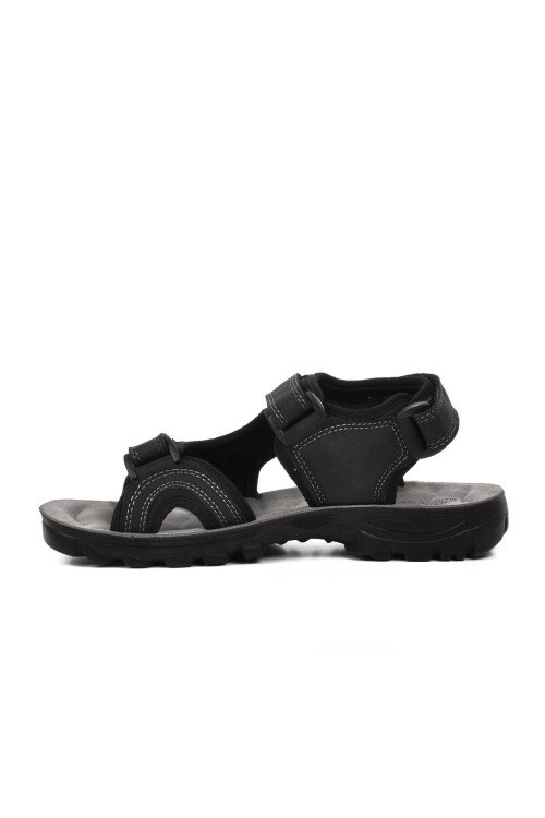 Siyah Cırtlı Unisex Spor Sandalet 31504 Taurus G