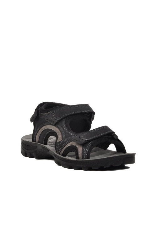 Siyah Cırtlı Unisex Spor Sandalet 31504 Taurus G