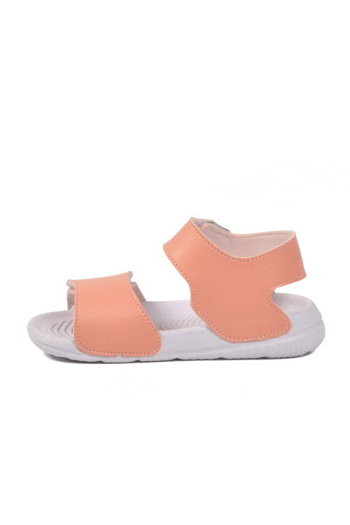 Somon Cırtlı Kız Bebek Sandalet BN-1252 B
