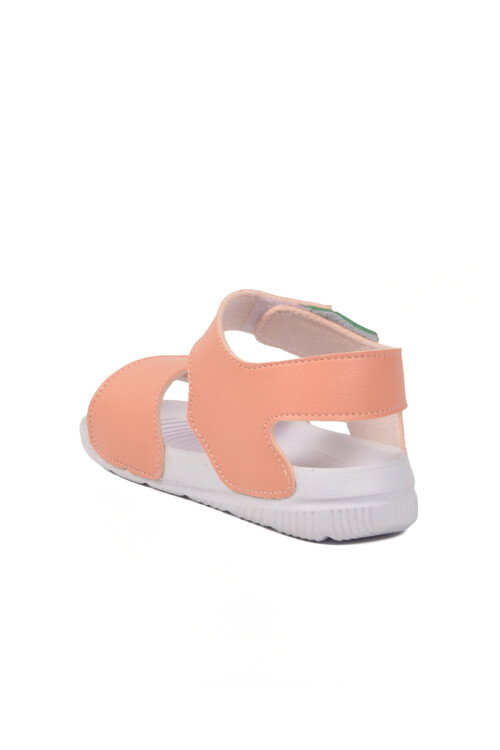 Somon Cırtlı Kız Bebek Sandalet BN-1252 B