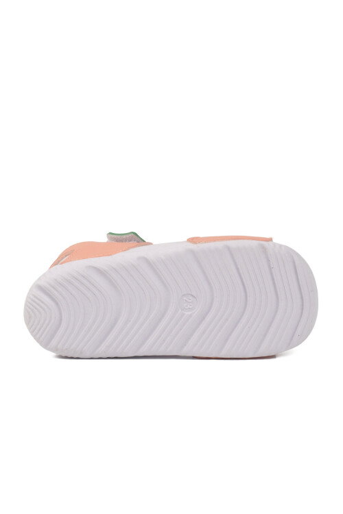 Somon Cırtlı Kız Bebek Sandalet BN-1252 B