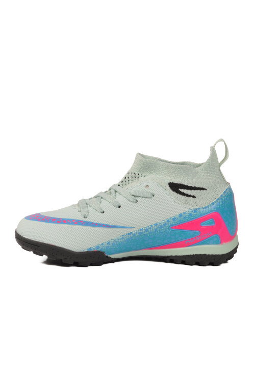 Su Yeşili Bilekten Çoraplı Çocuk Halı Saha Ayakkabısı 610 Süperfly F-P