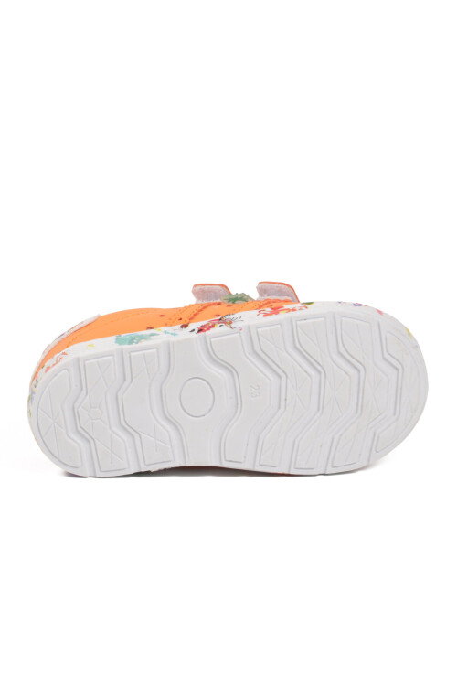 Turuncu Cırtlı Hafif Bebek Spor Ayakkabı BN-30965 B