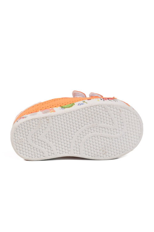 Turuncu Cırtlı Hafif Bebek Spor Ayakkabı BNI-31517 B