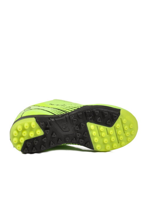 Yeşil Siyah Misina Bağcıklı Çocuk Halı Saha Ayakkabı 620 P