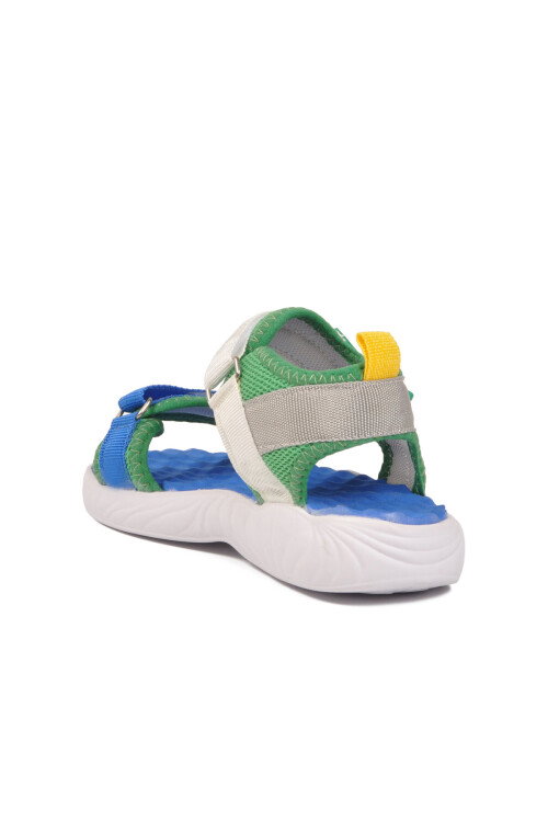 Yeşil Cırtlı Hafif Erkek Çocuk Spor Sandalet BN-1406 P