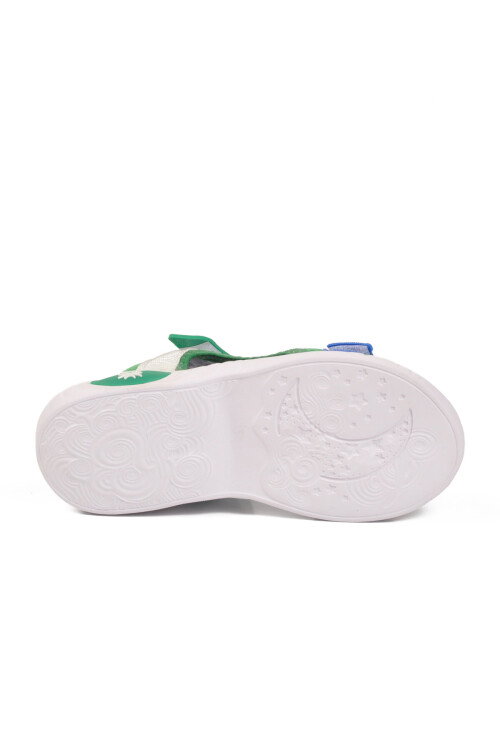 Yeşil Cırtlı Hafif Erkek Çocuk Spor Sandalet BN-1406 P