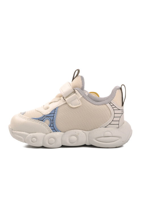 Bej Unisex Hafif Esnek Rahat Spor Çocuk Ayakkabı Cool Peter B