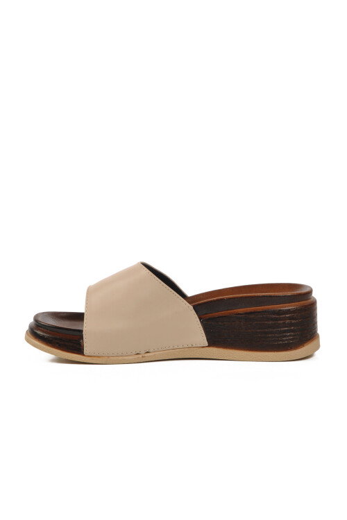 Beige Lightweight Womens Slippers PC-7030 Z