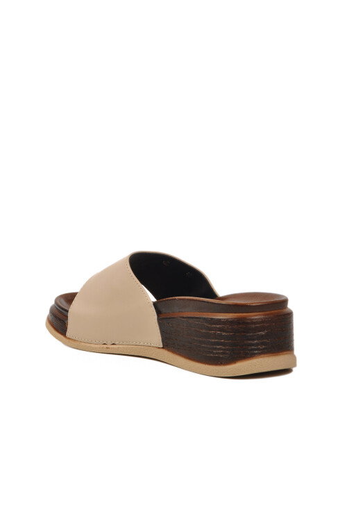 Beige Lightweight Womens Slippers PC-7030 Z