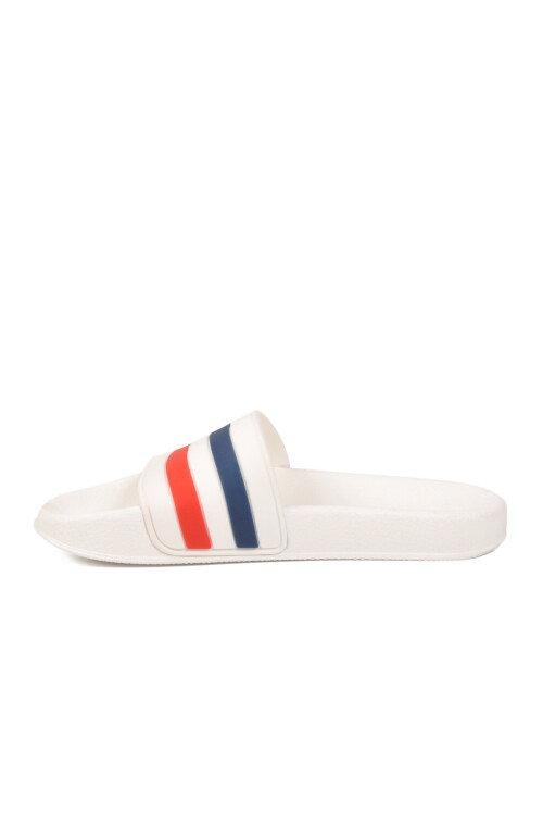 Beyaz Lacivert Hafif Esnek Unisex Terlik 8000-01 G