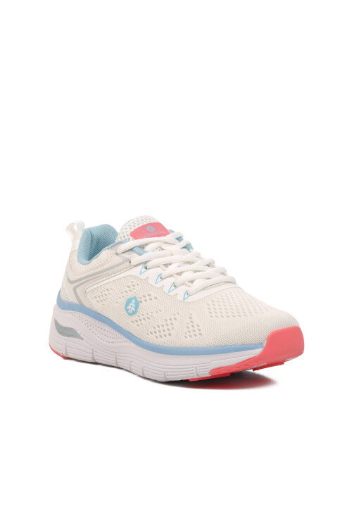 Beyaz-Mavi Tekstil Unisex Spor Ayakkabı Polina 101 23380 G