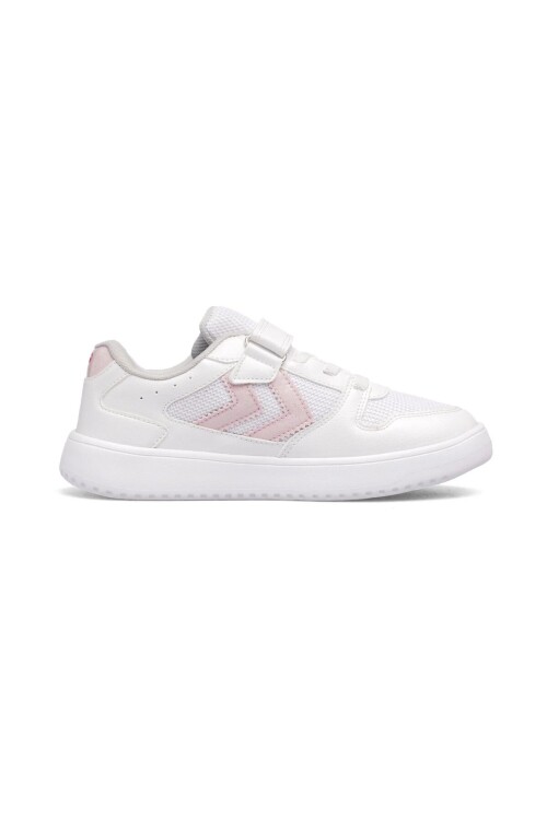 Beyaz-Pembe Cırtlı Fileli Hafif Kız Çocuk Spor Ayakkabı 900866 Hml Kayno SM. Jr.