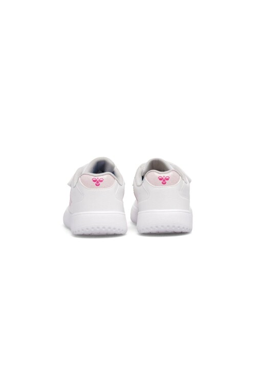 Beyaz-Pembe Cırtlı Fileli Hafif Kız Çocuk Spor Ayakkabı 900866 Hml Kayno SM. Jr.