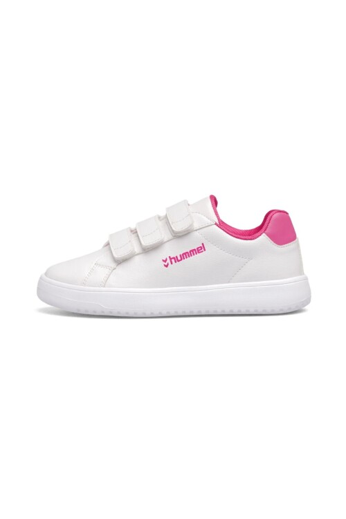 Beyaz-Pembe Cırtlı Kız Çocuk Spor Ayakkabı 900862 Hml Busan 25 Jr