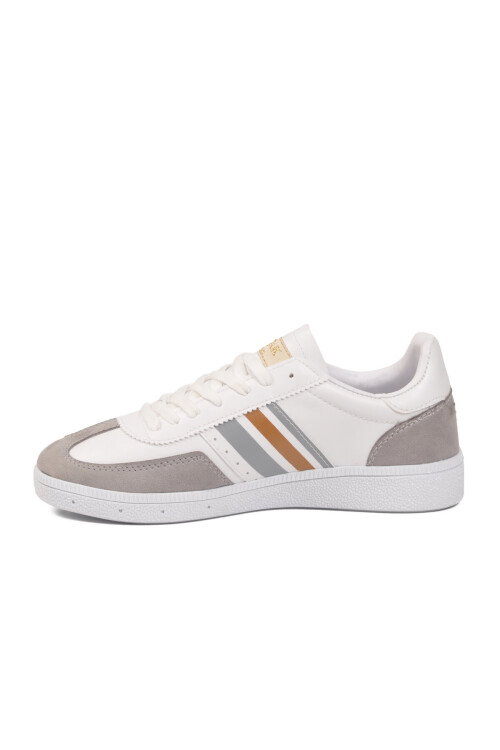 Beyaz Bağcıklı Esnek Unisex Spor Ayakkabı 015 G