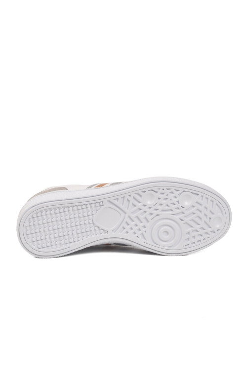 Beyaz Bağcıklı Esnek Unisex Spor Ayakkabı 015 G