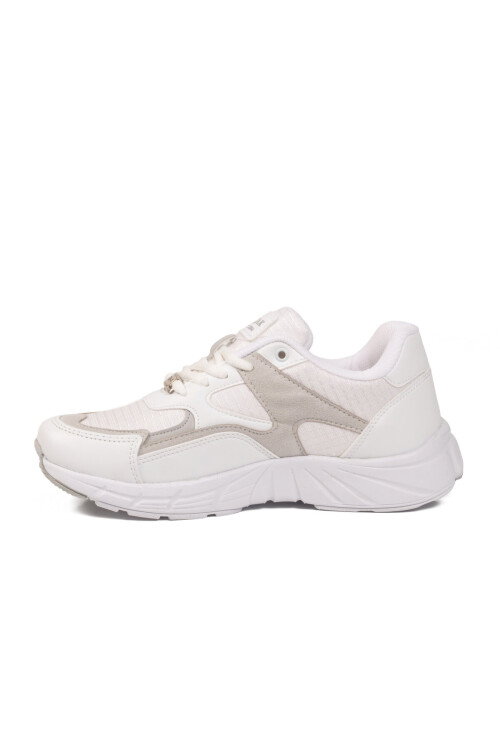 Beyaz Bağcıklı Unisex Spor Ayakkabı 304 G