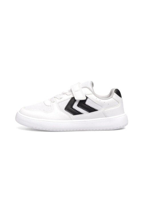 Beyaz-Siyah Cırtlı Fileli Hafif Unisex Çocuk Spor Ayakkabı 900866 Hml Kayno SM. Jr.
