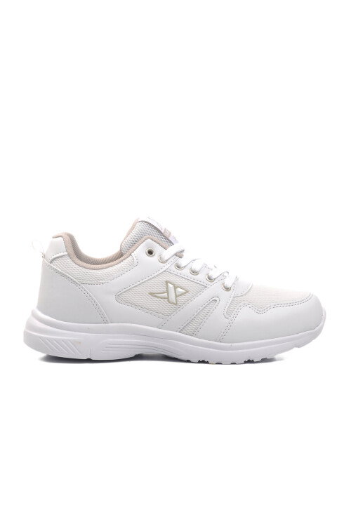 Beyaz Hafif Esnek  Fileli Unisex Spor Ayakkabı 020 G