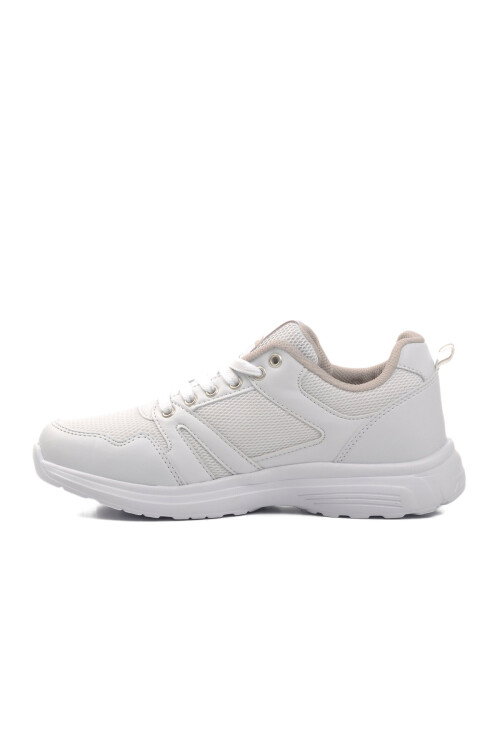 Beyaz Hafif Esnek  Fileli Unisex Spor Ayakkabı 020 G