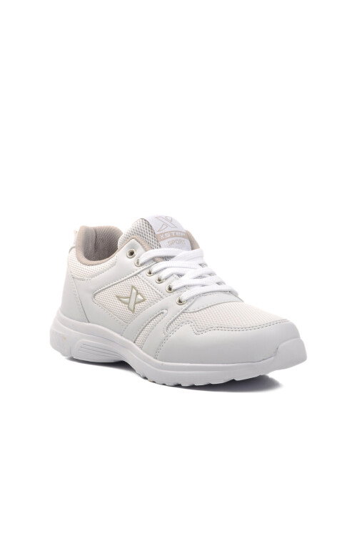 Beyaz Hafif Esnek  Fileli Unisex Spor Ayakkabı 020 G