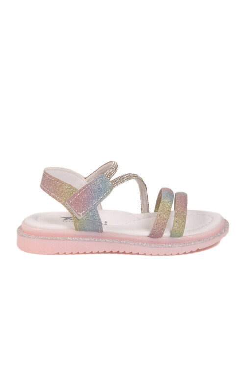 Gökkuşağı Ortopedik Kız Çocuk Sandalet 26A94 P