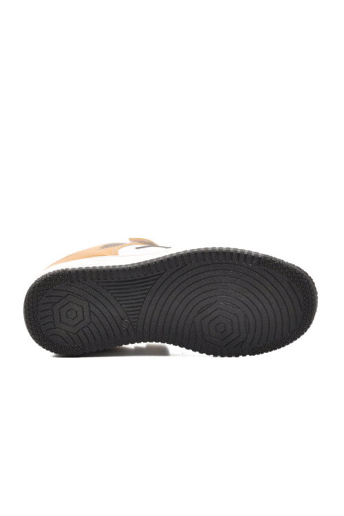 Gold Cırtlı Erkek Çocuk Sneaker Haykat Kısa F