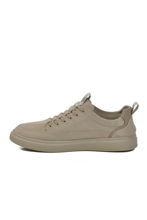 Khaki Textile Lightweight Mens Sneaker 25Y510-2 M
