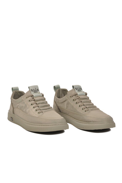 Khaki Textile Lightweight Mens Sneaker 25Y510-2 M