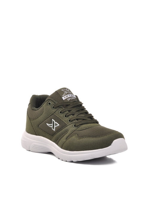 Haki Hafif Esnek  Fileli Unisex Spor Ayakkabı 020 G