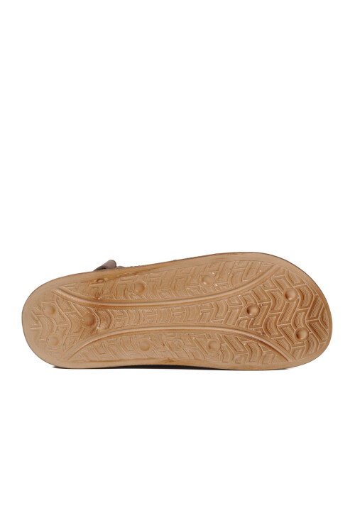 Kahve Cırtlı Hafif Erkek Sandalet PC-7924 M