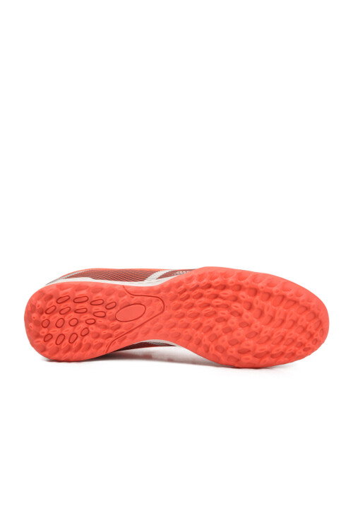Kırmızı Gümüş Bilekten Lastikli Bağcıklı Unisex Halısaha Ayakkabısı GH-252-149 G