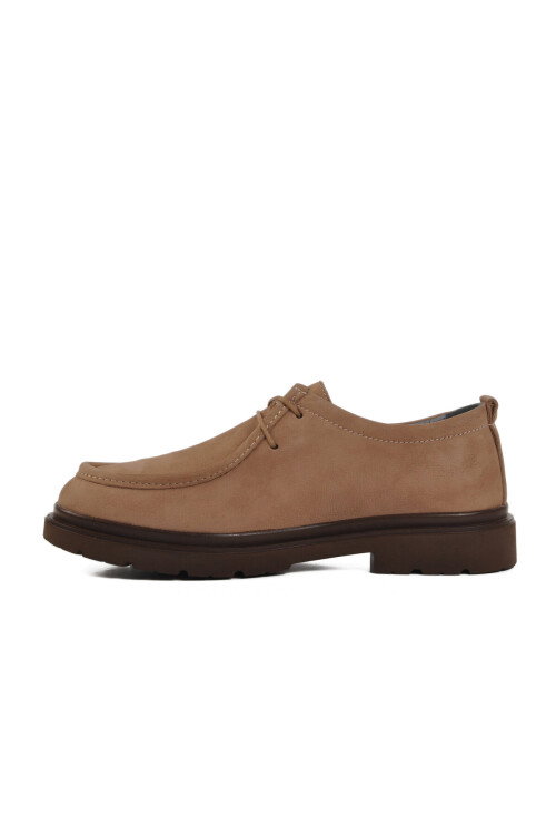 Sand Nubuck Genuine Leather Mens Casual Shoes 1005 M