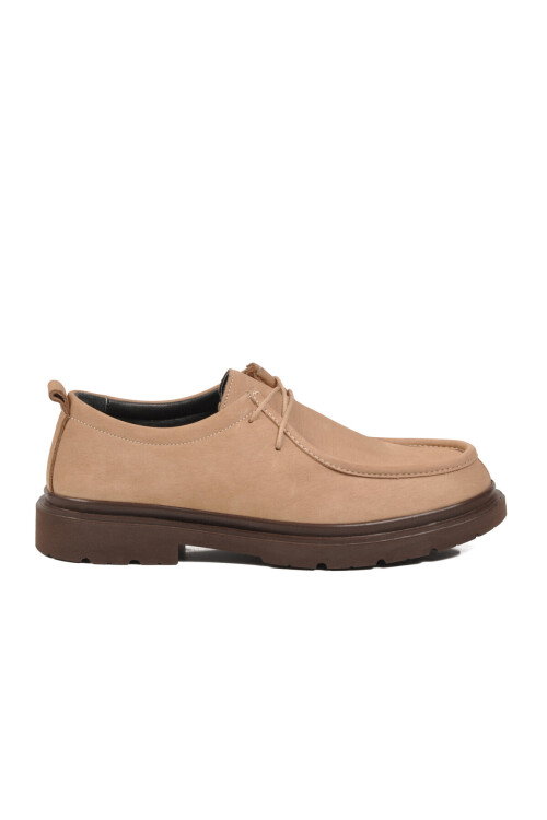 Sand Nubuck Genuine Leather Mens Casual Shoes 1005 M
