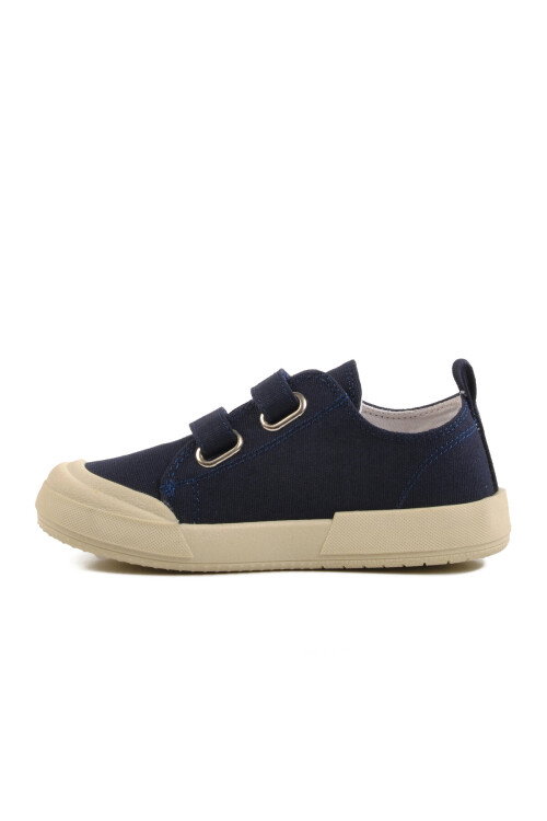 Navy Blue Velcro Unisex Kids Sports Shoes 545 B