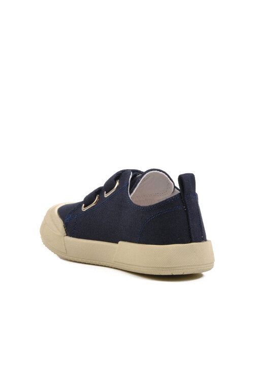 Navy Blue Velcro Unisex Kids Sports Shoes 545 B